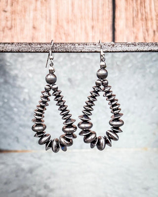 Opal Teardrop Dangle Fashion Earrings - Silver – Jewelry from Bronco Western Supply Co.