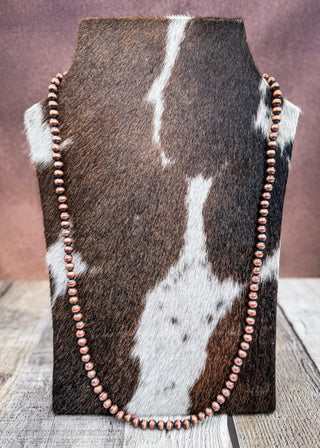Open Range 6mm Copper Pearl Necklace – Jewelry from Bronco Western Supply Co.
