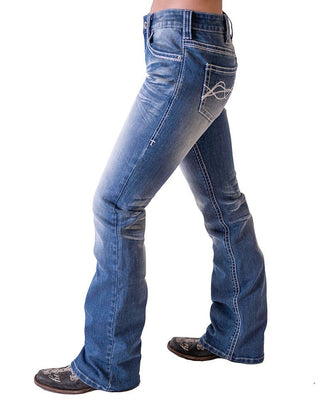 Original Shattered Bootcut Jeans by Cowgirl Tuff – Apparel from Bronco Western Supply Co.