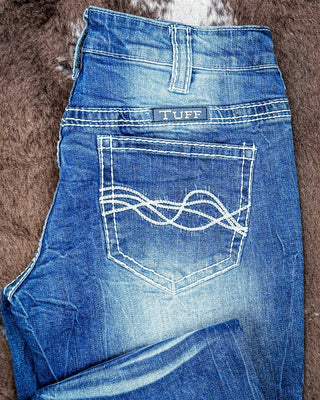 Original Shattered Bootcut Jeans by Cowgirl Tuff – Apparel from Bronco Western Supply Co.