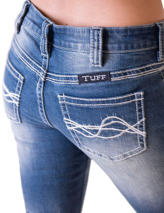 Original Shattered Bootcut Jeans by Cowgirl Tuff – Apparel from Bronco Western Supply Co.