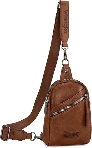 Outlaw Sling Bag in Brown by Wrangler – Purses & Wallets from Bronco Western Supply Co.