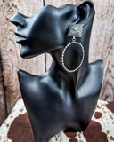 Outlaw Square Hoop Fashion Earrings - Jewelry - West & Co. - Bronco Western Supply Co.