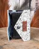Outpost Floral Hair - On Wallet in Tan by Wrangler - Purses & Wallets - Montana West - Bronco Western Supply Co.