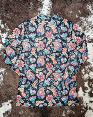 Painted Bloom Mesh Top by Sterling Kreek – Apparel from Bronco Western Supply Co.