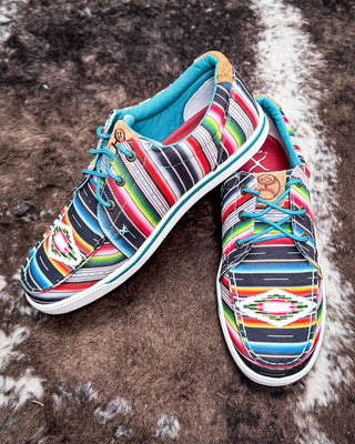 Paloma Pop Twisted X Hooey Loper - Black and Serape – Women's Shoes from Bronco Western Supply Co.