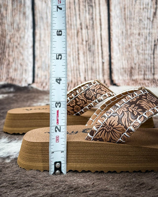Pamela Sandal in Tan by Very G – Women's Shoes from Bronco Western Supply Co.