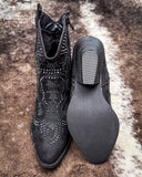 Parade Bling Ankle Bootie in Black by Very G - Women's Shoes - Very G - Bronco Western Supply Co.