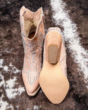 Parade Bling Ankle Bootie in Nude by Very G - Women's Shoes - Very G - Bronco Western Supply Co.
