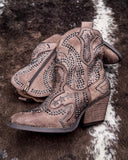 Parade Bling Ankle Bootie in Taupe by Very G - Women's Shoes - Very G - Bronco Western Supply Co.