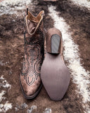 Parade Bling Ankle Bootie in Taupe by Very G - Women's Shoes - Very G - Bronco Western Supply Co.