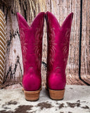 Paradise Black Star Leather Boots - Fuchsia - Women's Shoes - Black Star - Bronco Western Supply Co.
