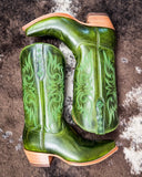 Paradise Black Star Leather Boots - Lime - Women's Shoes - Black Star - Bronco Western Supply Co.