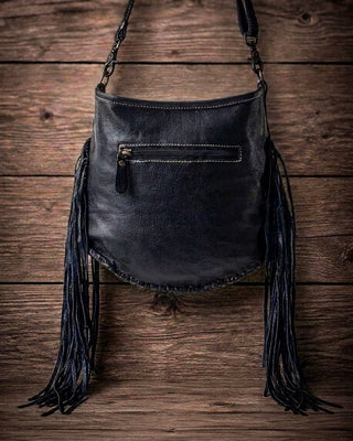 Paradox Hairon Fringe Crossbody Bag by Myra Bag – Purses & Wallets from Bronco Western Supply Co.
