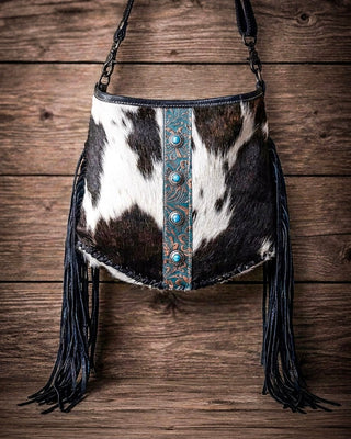 Paradox Hairon Fringe Crossbody Bag by Myra Bag – Purses & Wallets from Bronco Western Supply Co.