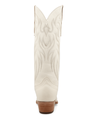 Pearl Black Star Leather Boots - Ivory – Women's Shoes from Bronco Western Supply Co.