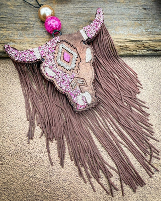 Pecan Kiss Bull Skull Car Freshie in Pumpkin Pecan Waffle – Accessories from Bronco Western Supply Co.