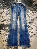 Petra Rodesiler Mid - Rise Stretch Flare Jeans - Apparel - Bronco Western Supply Co.