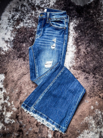 Petra Rodesiler Mid - Rise Stretch Flare Jeans - Apparel - Bronco Western Supply Co. 
