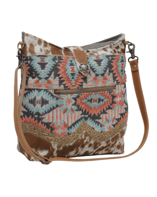 Pink Fog Hair-On Shoulder Bag by Myra Bag – Purses & Wallets from Bronco Western Supply Co.