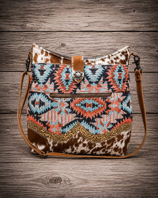 Pink Fog Hair-On Shoulder Bag by Myra Bag – Purses & Wallets from Bronco Western Supply Co.