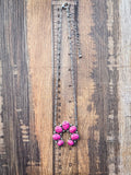 Pink Squash Blossom Chain Fashion Necklace - Jewelry - Blue Tortoise - Bronco Western Supply Co.