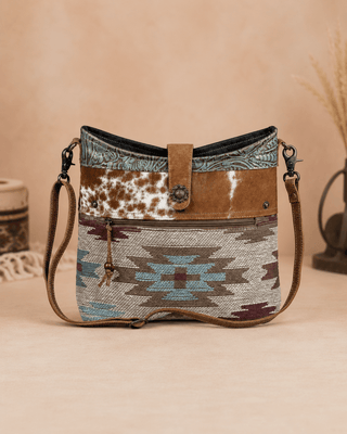 Placid Beige Crossbody Bag by Myra Bag – Purses & Wallets from Bronco Western Supply Co.