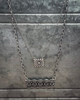 Prairie Bloom Layered Fashion Necklace Set – Jewelry from Bronco Western Supply Co.