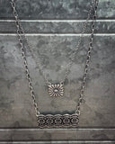 Prairie Bloom Layered Fashion Necklace Set - Jewelry - Blue Tortoise - Bronco Western Supply Co.