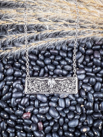 Prairie Guardian Bar Fashion Necklace - Jewelry - Blue Tortoise - Bronco Western Supply Co.