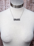 Prairie Guardian Bar Fashion Necklace - Jewelry - Blue Tortoise - Bronco Western Supply Co.