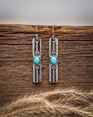 Prairie Starlet Bar Dangle Earrings – Jewelry from Bronco Western Supply Co.