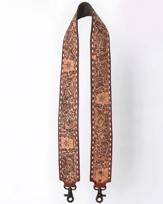 Presley Wide Tooled Leather Purse Strap – Accessories from Bronco Western Supply Co.