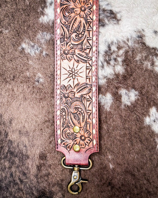 Presley Wide Tooled Leather Purse Strap – Accessories from Bronco Western Supply Co.