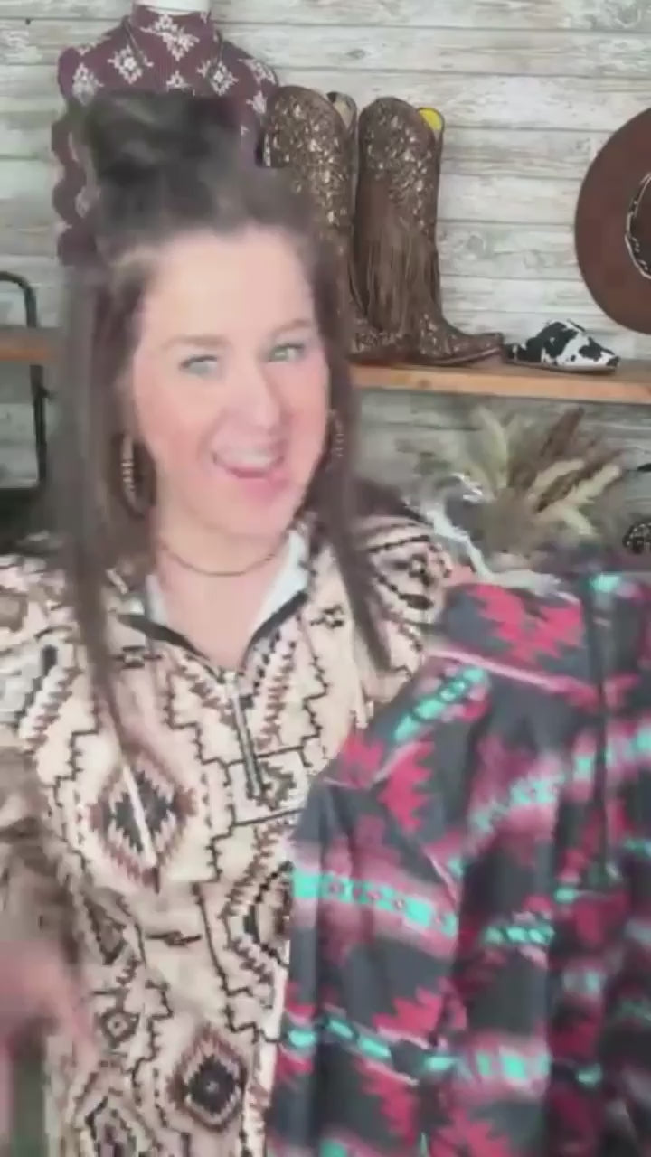 Once you try one, it’s game over. 🔥

Our best-selling 1/4 zip pullovers are buttery soft, crazy stretchy, and officially your new daily uniform. Comfy enough to live in, cute enough to wear anywhere.

💥 Buttery-soft feel
💥 Just the right amount of stretch
💥 Easy throw-on-and-go fit

Warning: you're gonna want every dang pattern.