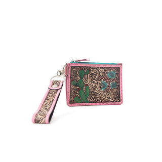 Pride of Prickly Pears Card Holder in Pink by Myra Bag – Purses & Wallets from Bronco Western Supply Co.