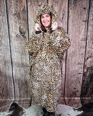 Prowl Leopard Hooded Blanket – Gift Items from Bronco Western Supply Co.