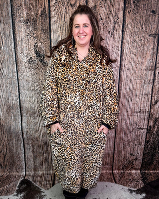 Prowl Leopard Hooded Blanket – Gift Items from Bronco Western Supply Co.