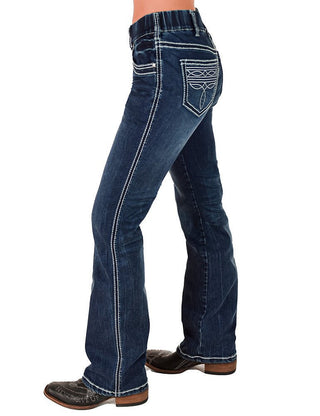 Pull - On Boot Stitch Bootcut Jeans by Cowgirl Tuff – Apparel from Bronco Western Supply Co.