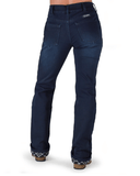 Pull - On Flannel Bootcut Jeans - Apparel - Cowgirl Tuff Company - Bronco Western Supply Co.