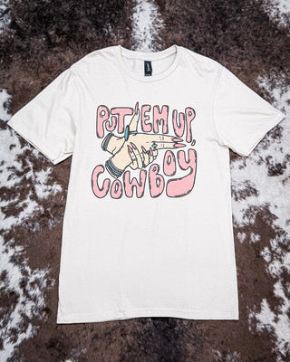 Put 'Em Up Graphic Tee - Cream – Shirts & Tops from Bronco Western Supply Co.