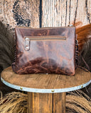 Quill Hair on Hide Fringe Crossbody Bag - Purses & Wallets - Sixtease Bags - Bronco Western Supply Co.