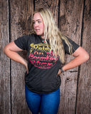 Raised on 90's Country Distressed Graphic Tee - Faded Black - Apparel - Country Deep Apparel - Bronco Western Supply Co.