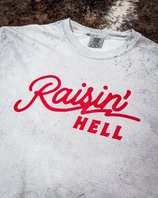 Raisin' Hell Graphic Tee – Apparel from Bronco Western Supply Co.