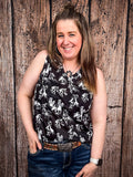 Rebel Riders Tank Top - Apparel - Lucky & Blessed - Bronco Western Supply Co.