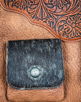 Red Rock Tooled Concealed Carry Tote in Brown by Trinity Ranch – Purses & Wallets from Bronco Western Supply Co.