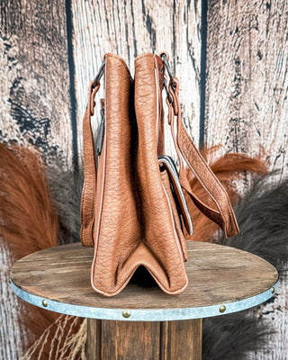 Red Rock Tooled Concealed Carry Tote in Brown by Trinity Ranch – Purses & Wallets from Bronco Western Supply Co.