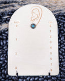 Reiny Stud Fashion Earring Set - Silver - Jewelry - Blue Tortoise - Bronco Western Supply Co.