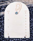 Reiny Stud Fashion Earring Set - Silver - Jewelry - Blue Tortoise - Bronco Western Supply Co.