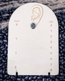 Reiny Stud Fashion Earring Set - Silver - Jewelry - Blue Tortoise - Bronco Western Supply Co.